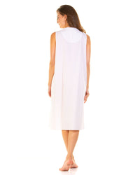 La Marquise Womens Emily Dot Sleeveless Woven Nightdress