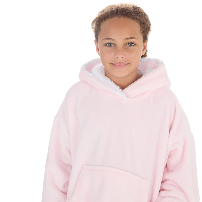 Huggable Kids Plush Fleece Oversized Snuggle Hoodie