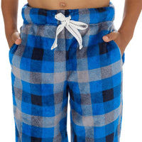 Cargo Bay Boys Polished Fleece Check Lounge Pants