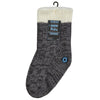 Boys Chunky Knit Sherpa Lined Slipper Socks