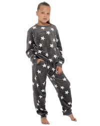 Slumber Hut Girls Star Fleece Pyjamas