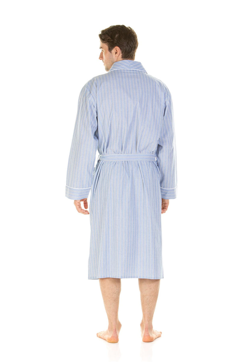 Haigman Mens 100% Poplin Cotton Dressing Gown