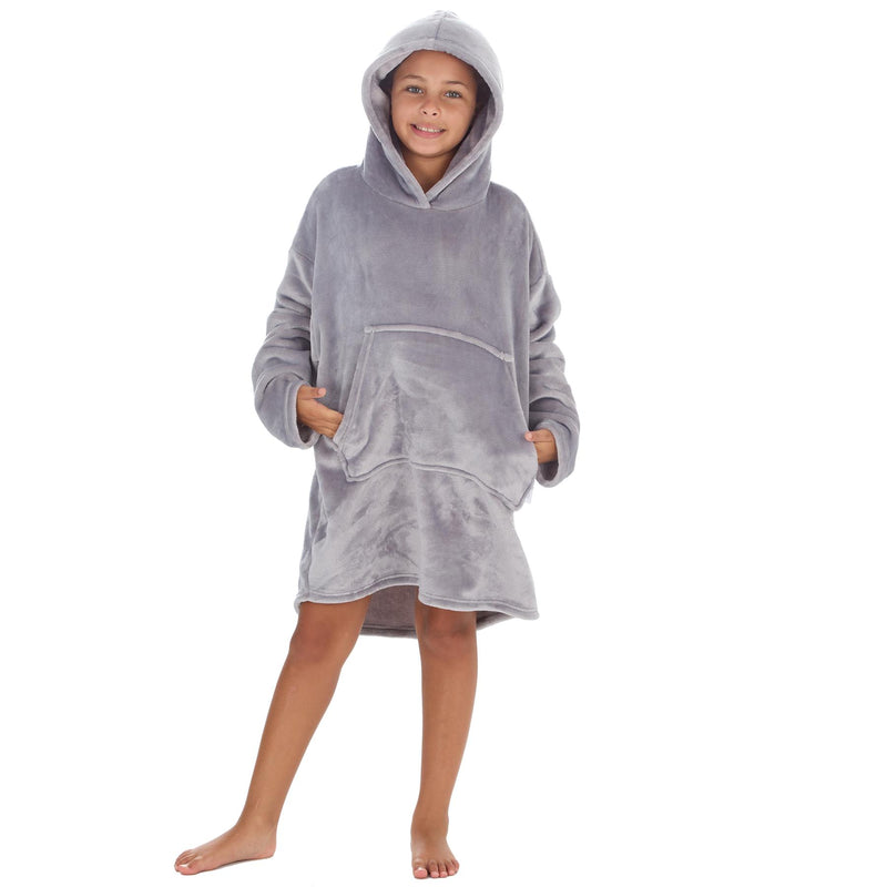 Huggable Kids Plush Fleece Oversized Snuggle Hoodie