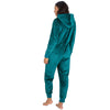 Womens Polished Fleece Hooded Onesie