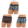 Tom Franks Mens 6 Pack Camo Hipster Trunk Boxers