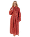 Slenderella Womens 52" Waffle Fleece Wrap Dressing Gown