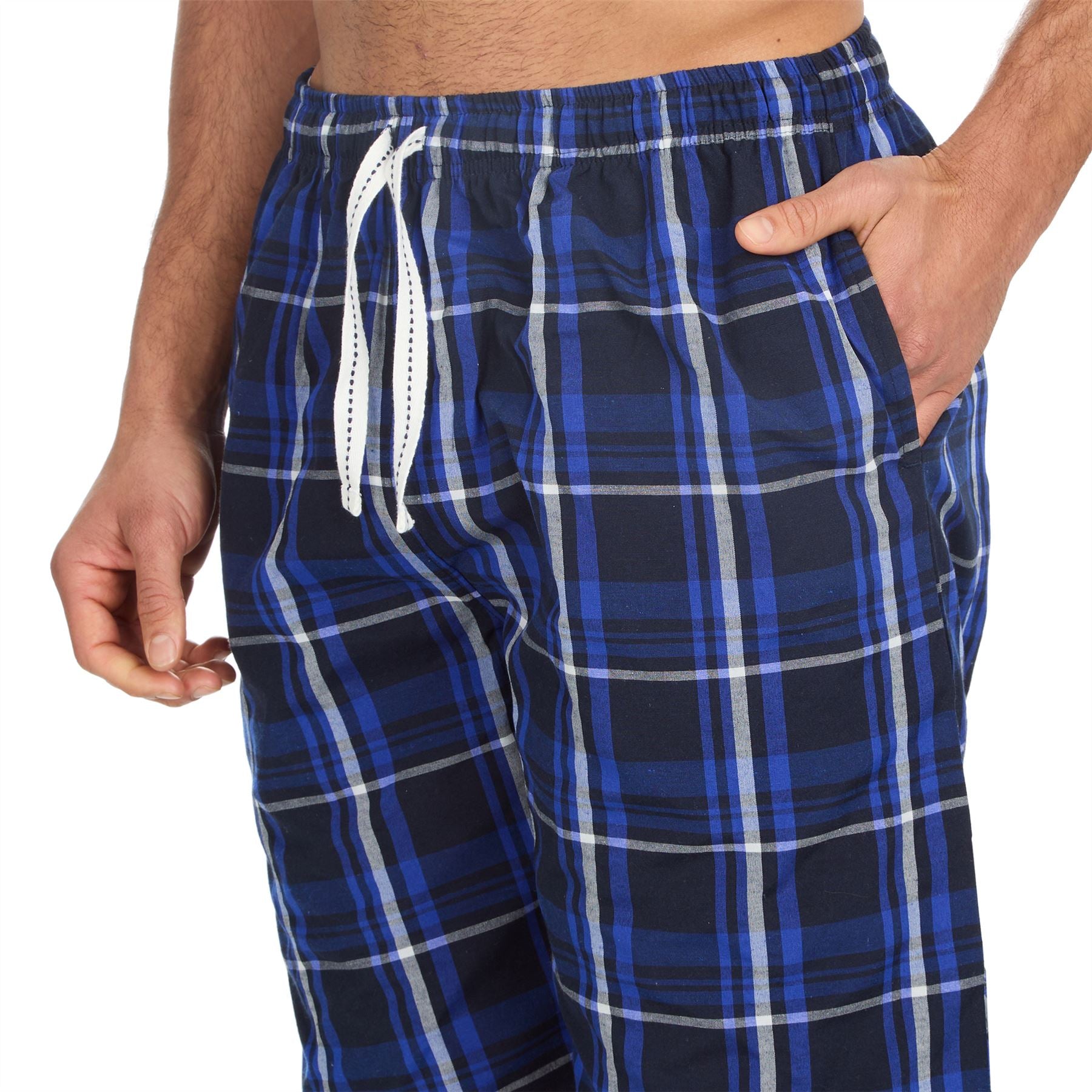 Cargo Bay Mens Check Lounge Shorts