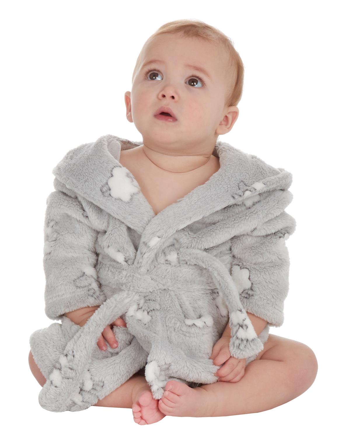 Babytown Lamb Print Fleece Dressing Gown