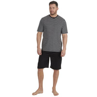 Cargo Bay Mens Striped Short Jersey Pyjamas