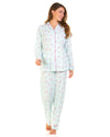 La Marquise Womens Primrose in Bloom Jersey Button Pyjamas