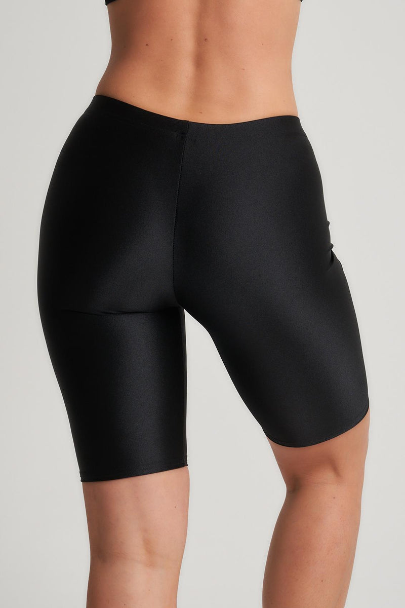 Womens Classic Shiny Lycra Cycling Shorts