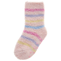 4 Pairs Baby Girls Mixed Striped Cosy Socks