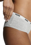 Puma Womens 3 Pack Cotton Stretch Hipster Brief