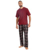 Cargo Bay Mens Short Sleeve Check Pyjamas