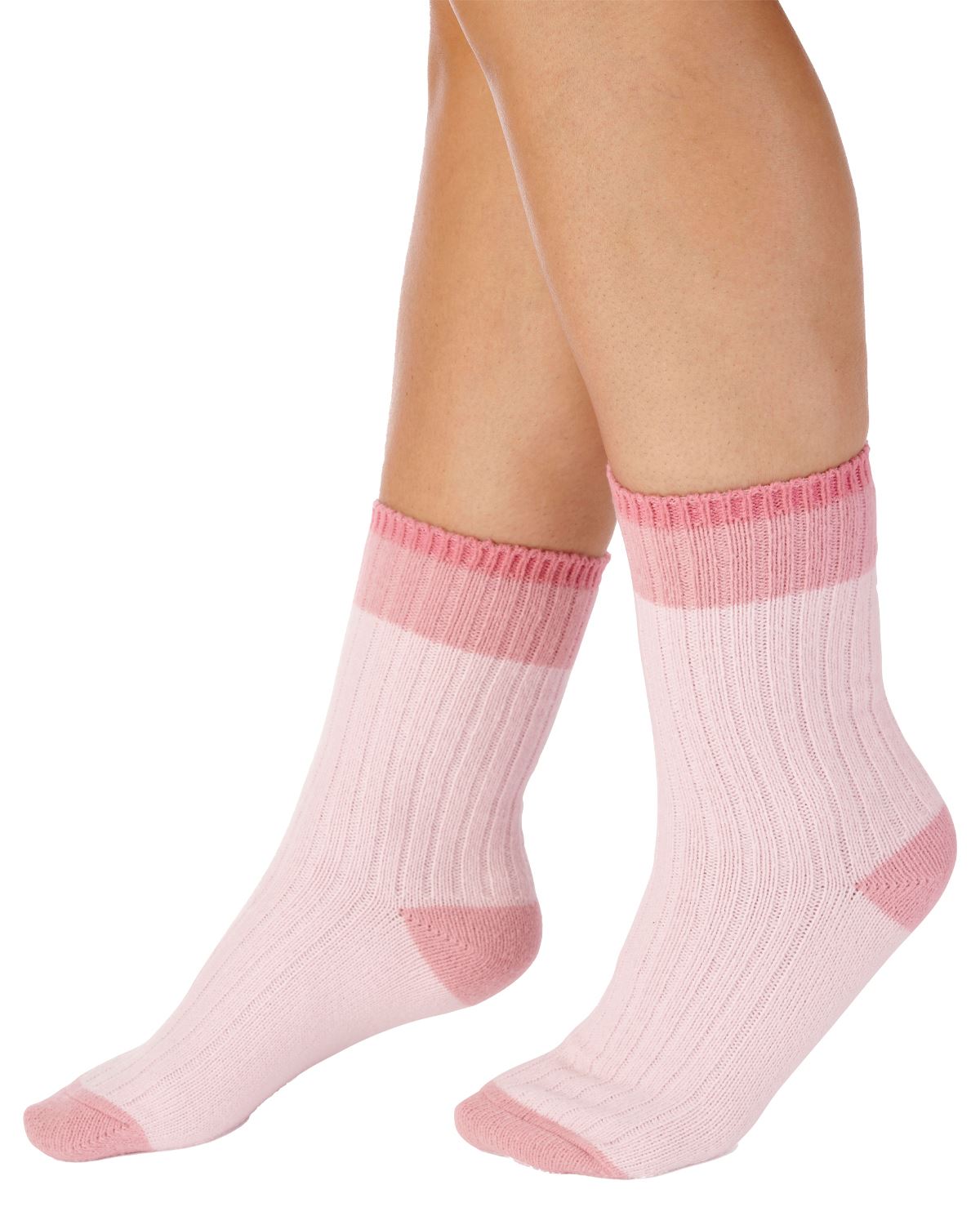 Slenderella Womens Classic Rib Bed Socks