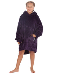 Huggable Kids Plush Fleece Oversized Snuggle Hoodie