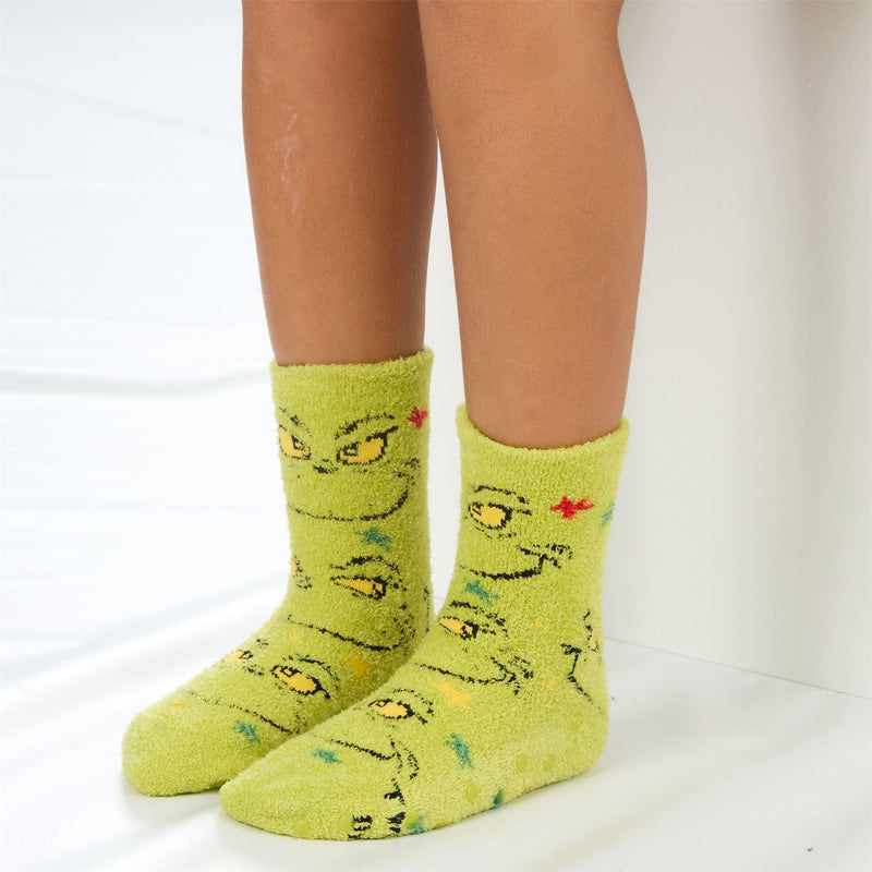 The Grinch Kids 2 Pack Christmas Cosy Socks