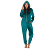 Womens Polished Fleece Hooded Onesie