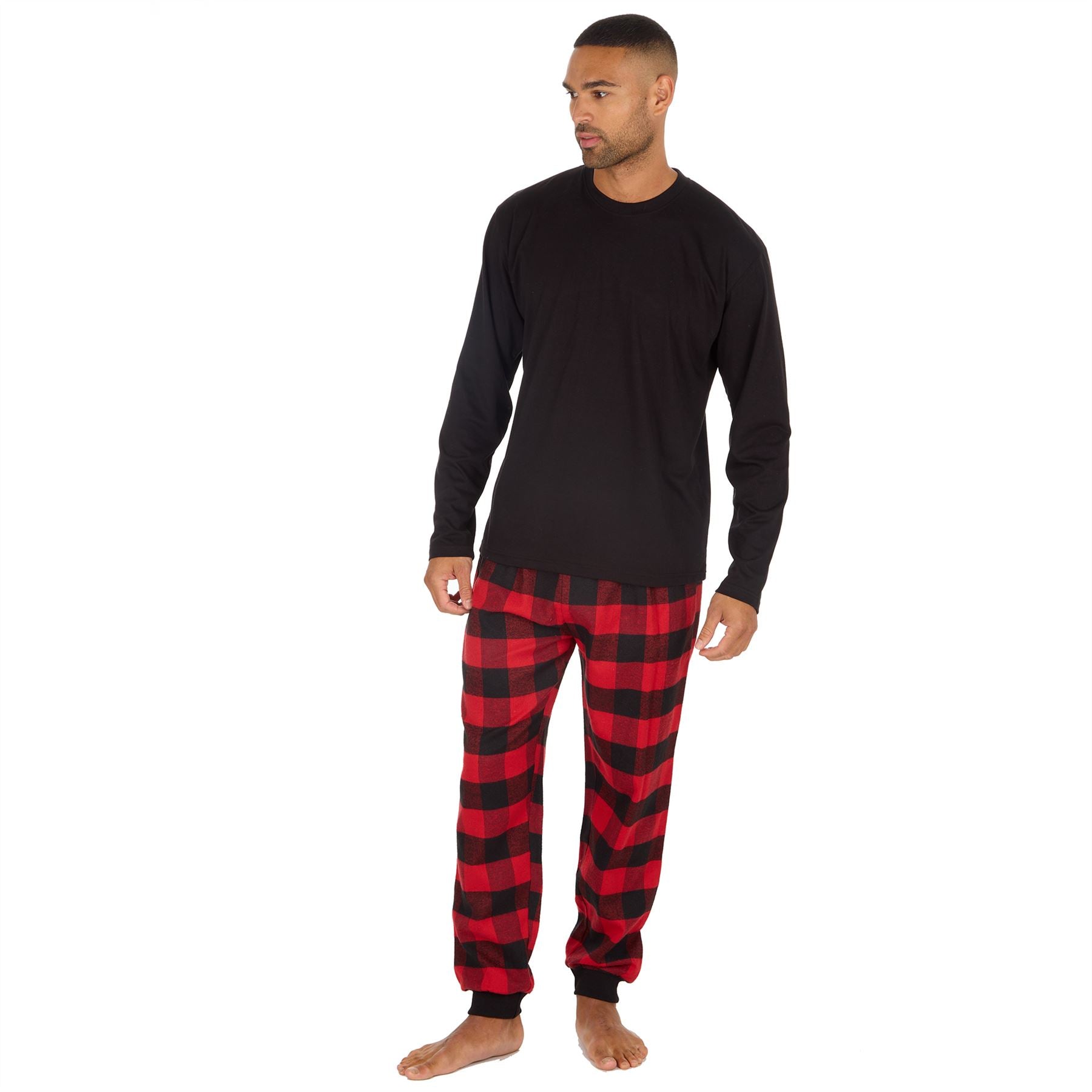 Cargo Bay Mens Cuff Leg Flannel Pyjamas