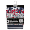 Boys 3 Pack Football Print Boxers