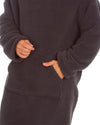 Huggable Mens Borg Fleece Oversized Hoodie