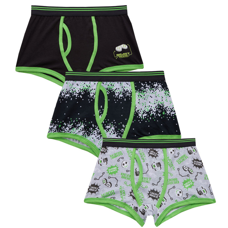 Boys 9 Pairs Multipack Cotton Boxers