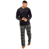 Cargo Bay Mens Polished Fleece Check Pyjamas