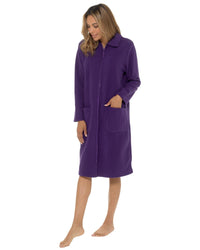 Undercover Womens Zip Fleece Dressing Gown