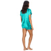 Slumber Party Womens Satin Short Pyjamas