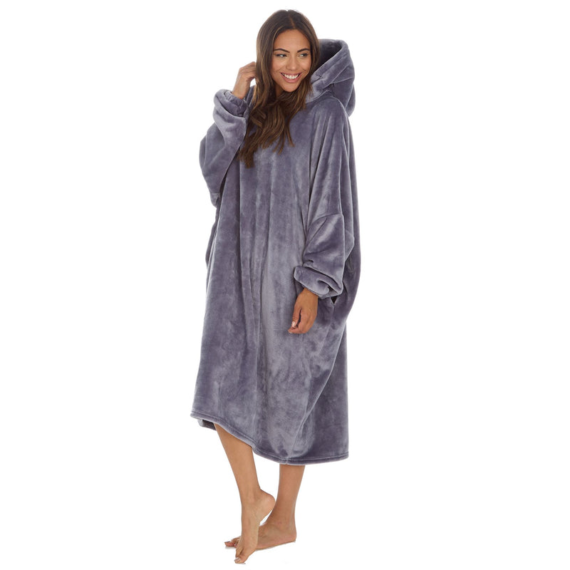 Huggable Womens Long Snuggle Hoodie