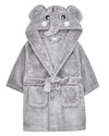 Kids Elephant Hood Fleece Dressing Gown