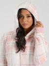 Loungeable Womens Pink Check Print Onesie