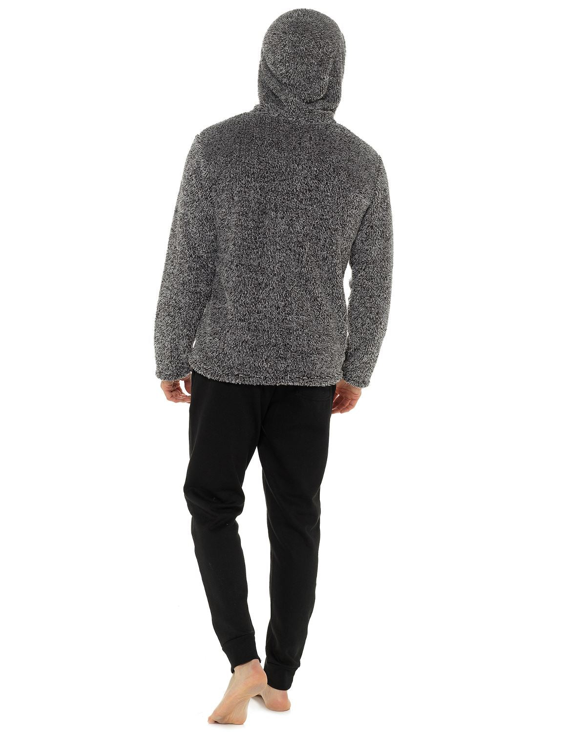 Foxbury Mens Fleece Lounge Hoodie