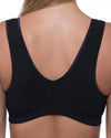 Gemm Womens Cotton Front Fastening Wireless Bra