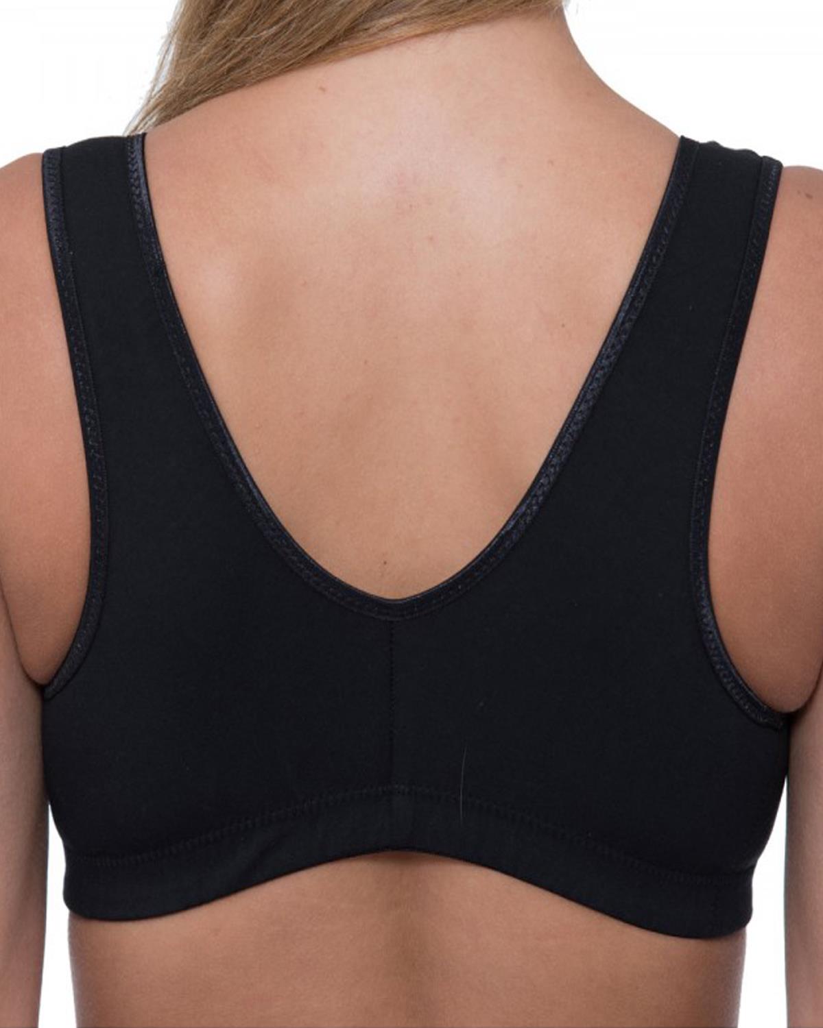 Gemm Womens Cotton Front Fastening Wireless Bra