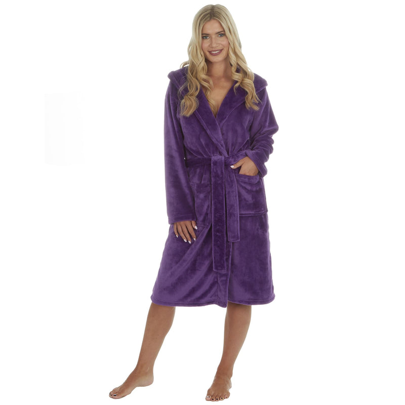 Forever Dreaming Womens Hooded Dressing Gown