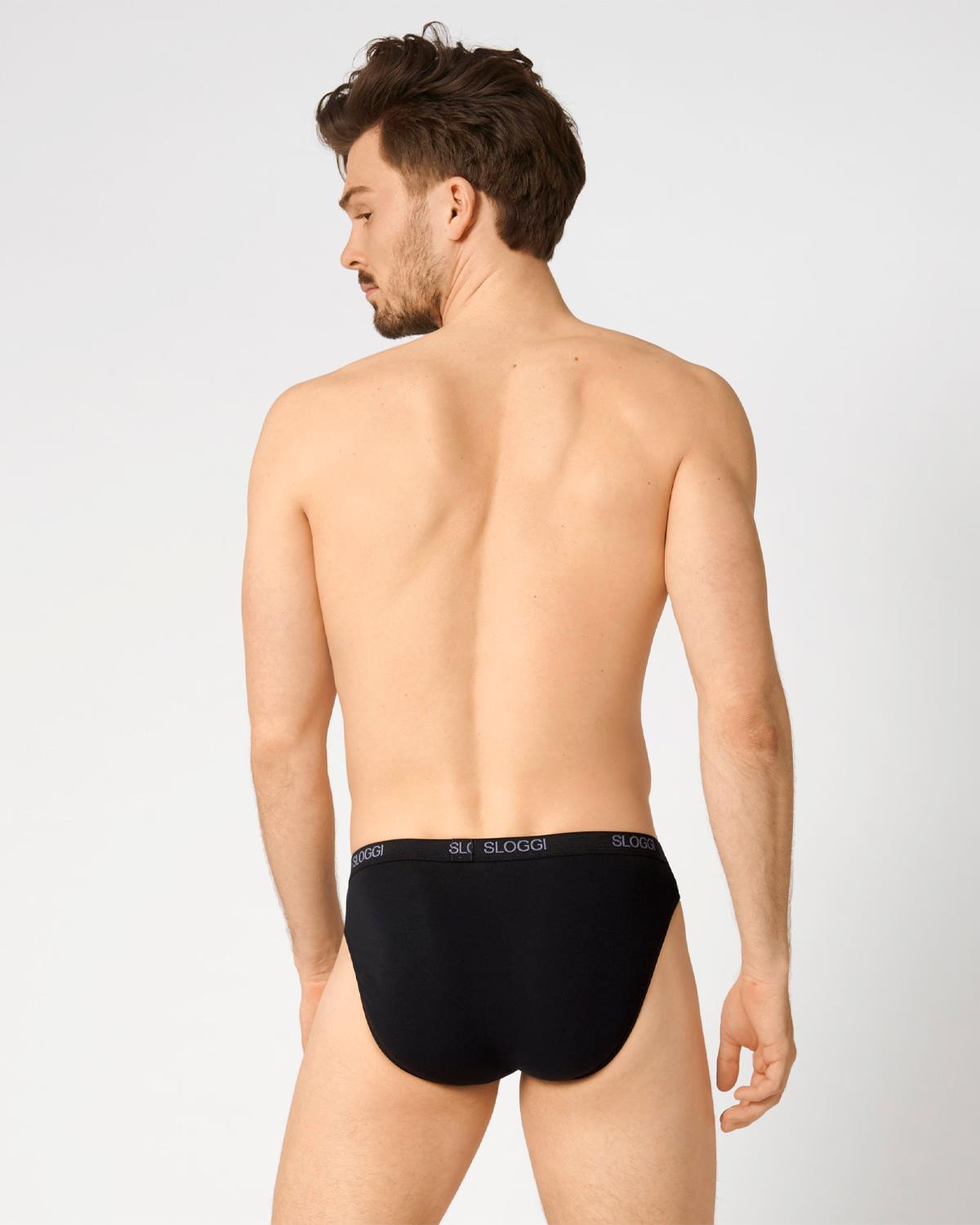 Sloggi Mens 2 Pack Basic+ Cotton Mini Brief