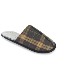 SlumberzzZ Mens Faux Fur Lined Slippers