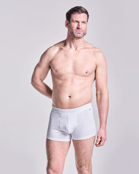 HJ Hall Mens 2 Pack Cotton Stretch Trunks