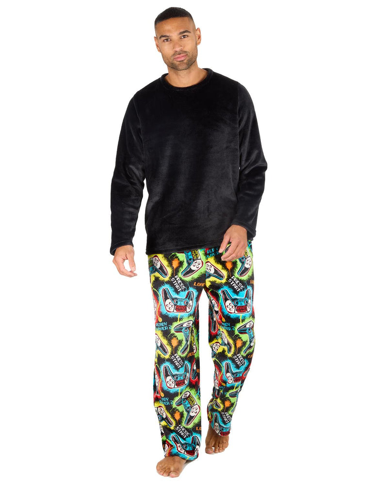 Cargo Bay Mens Polished Fleece Gaming Pyjamas