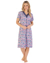 Gaspé Womens Supersoft Floral Short Sleeve Nightie