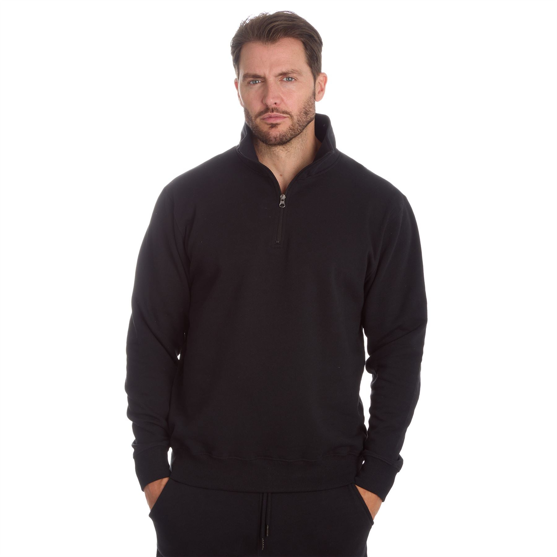 RedTag Mens Quarter Zip Jumper