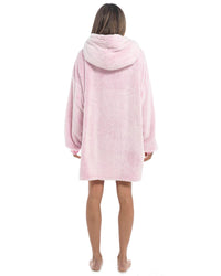 Follow That Dream Womens Fluffy Sherpa Oversized Hoodie