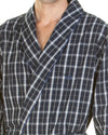 Haigman Mens 100% Poplin Cotton Dressing Gown