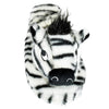 SlumberzzZ Womens Novelty Zebra Slippers