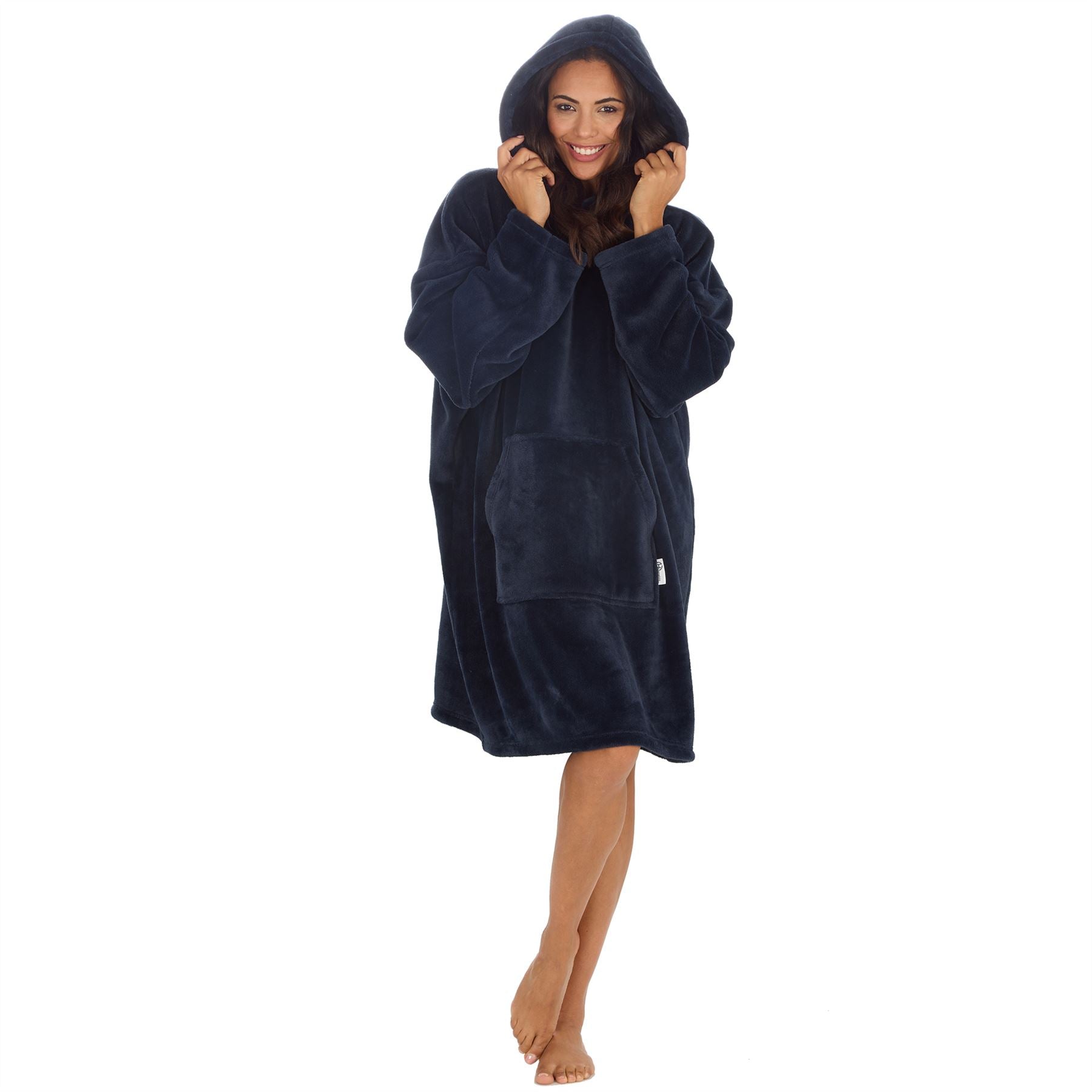 Huggable Adults Plain Oversized Fleece Hoodie