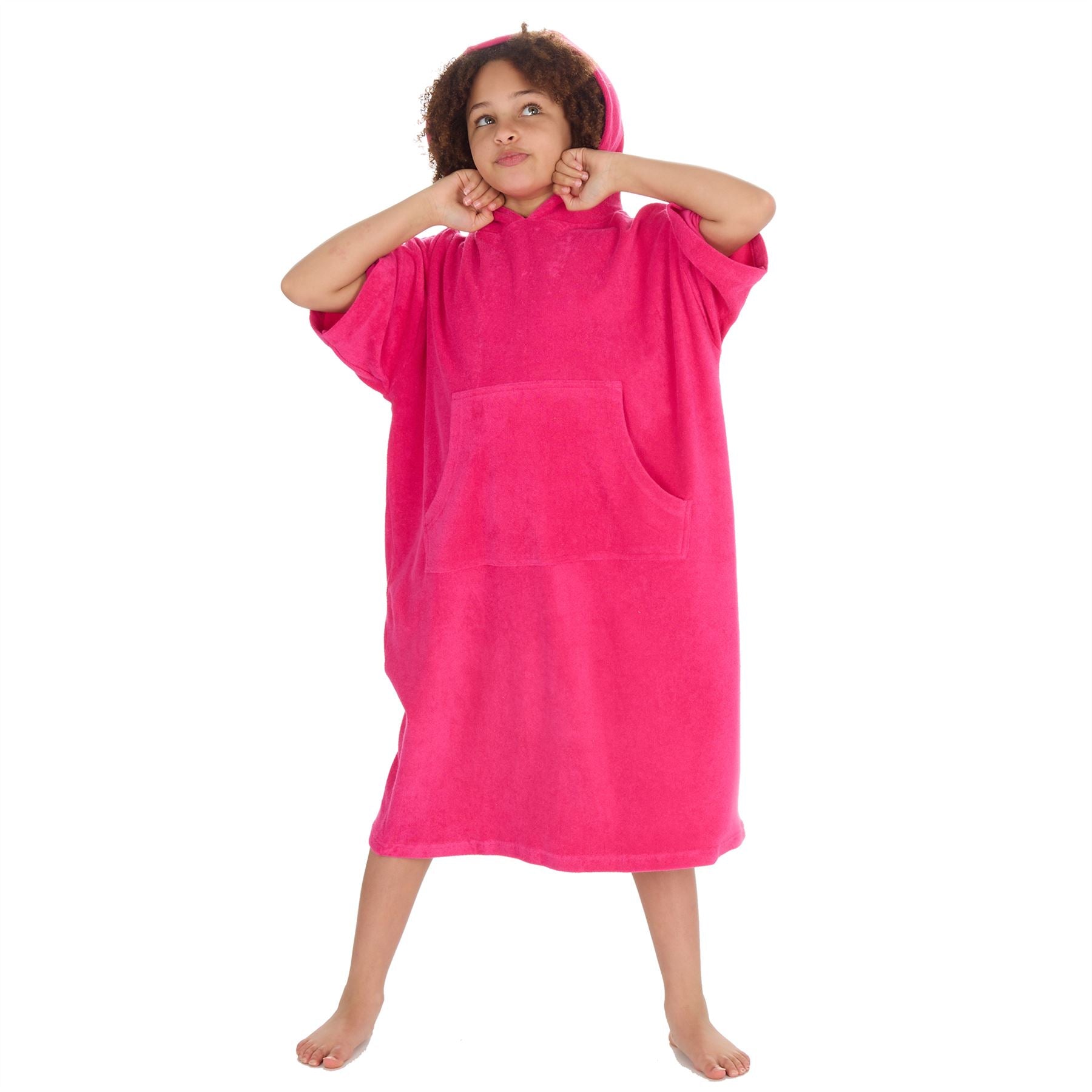 Huggable Kids Hooded Towelling Poncho