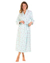 La Marquise Womens Primrose in Bloom Mock Quilt Robe