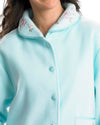 Slenderella Womens Polar Fleece Button Bed Jacket