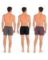 Tom Franks Mens 3 Pack Woven Boxer Shorts